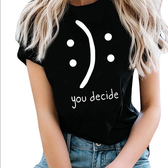 NEW You decide, positivity tee inspiration tee - Picture 2 of 4